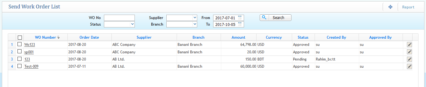List Page Screenshot